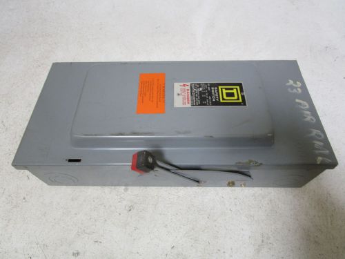 SQUARE D H-363 SAFETY SWITCH *USED*