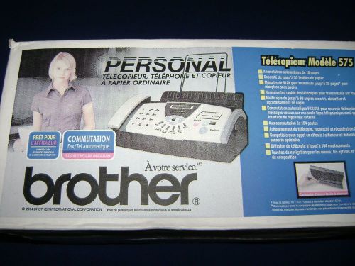 Brother Fax Machine Model 575