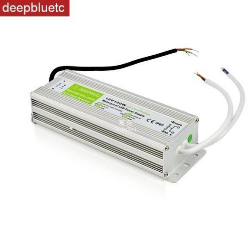 DC 12V 100W Waterproof Electronic LED Driver Transformer Power Supply AC CX4