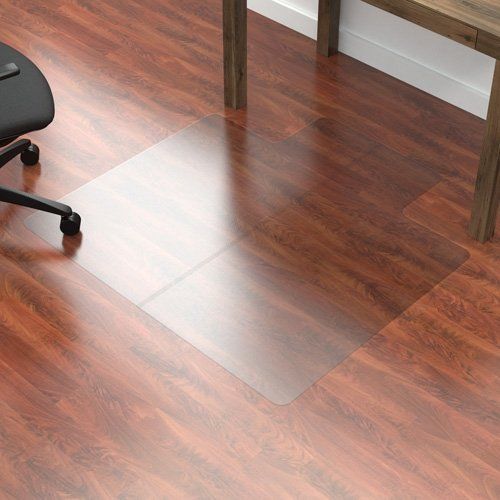 TENEX 45&#034; X 53&#034; Planet Saver Chair Mat with Lip for Hard Floors