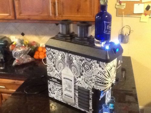 TEQUILA 2 SHOT CHILLED DISPENSER HERRADURA OR PATRON OR YOUR CHOICE OF FLAVOR