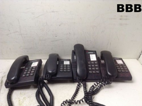 Lot of 4 Aastra Telecom Standard Phone Set (Charcoal) Model 8004