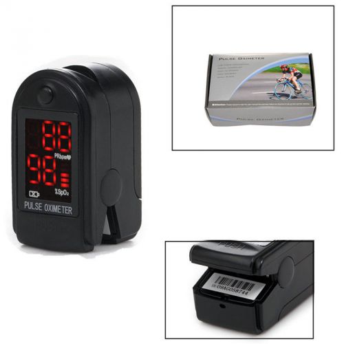 USA Shipping CE&amp;FDA CMS50DL Fingertip Pulse Oximeter,SPO2,PR Monitor Black color