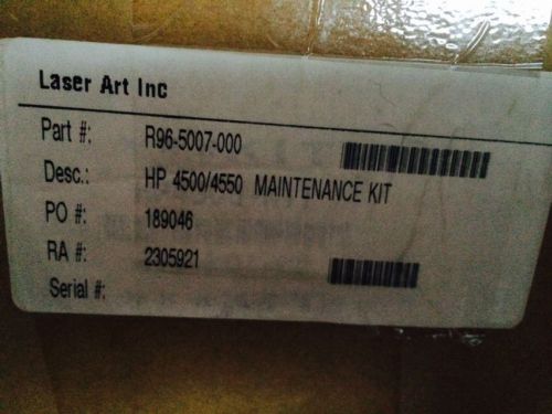Hp color laserjet r96-5007 fuser maintenance kit for 4500/4550 brandnew unopened for sale