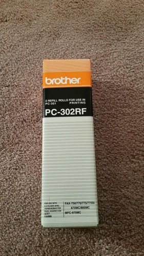 PC-302RF Brother Plain Paper Facsimile 2 Refill Rolls Fax 700 750 870MC Machine