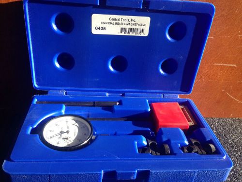CENTRAL TOOLS UNIVERSAL DIAL INDICATOR SET- MAGNET  6405