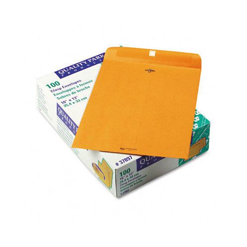 Quality park products clasp envelope, 10 x 13, 100/box for sale