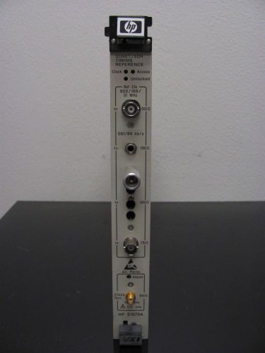 HP AGILENT E1679A SONET SDH TIMING REFERENCE 75000 SERIES 90