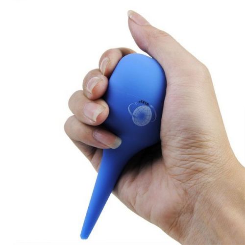 8015 soft rubber dust blower air cleaner blowing ball pump blue ear wash ball for sale