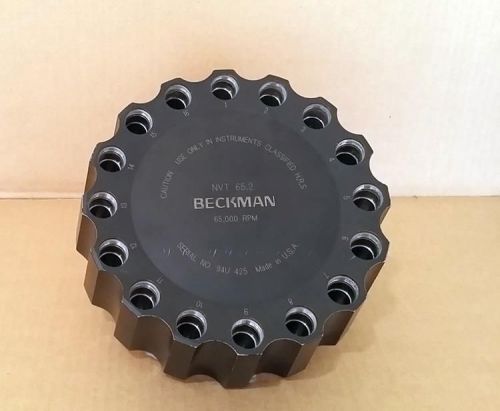Beckman nvt 65.2  near vertical centrifuge rotor 65,000 rpm for sale