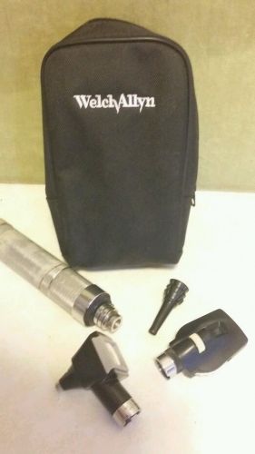 Welch Allyn 3.5v Otoscope &amp; Ophthalmoscope Diagnostic Kit 25000 11600