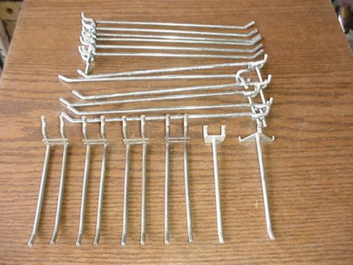 18 - 1/4&#034; PEG BOARD HOOKS ASSORTED WORTH A L@@K CHEAP PRICE