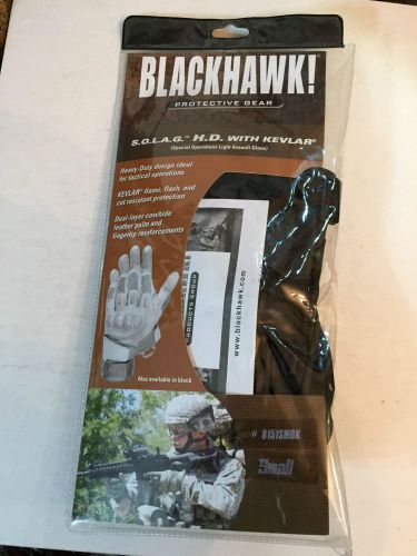 Blackhawk SOLAG Kevlar Assault Gloves 8151SMBK  Sm Blk