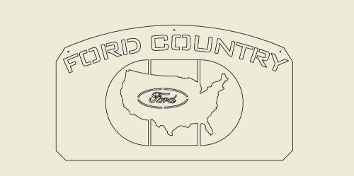 DXF File ( Ford Country )
