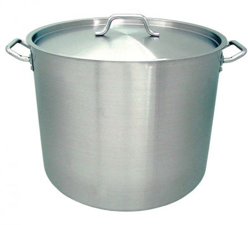40 qt stainless steel stock pot with cover - induction ready for sale