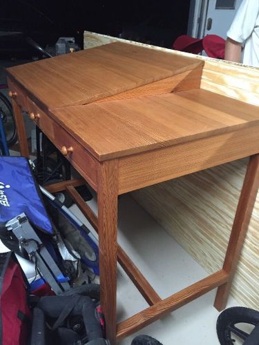 Wooden Partner Desk Drafting Table Craft And Art Table