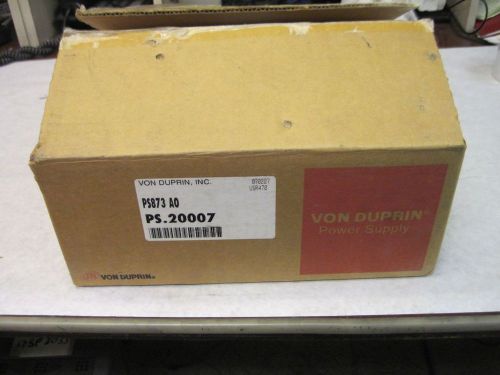 Von Duprin PS873 AO SECURITY LOCK PS873 Ingersoll Rand POWER SUPPLY **NEW**