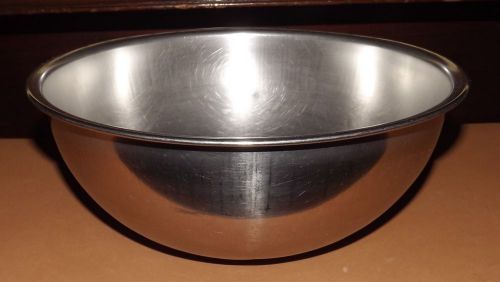 12&#034; STAINLESS STEEL MIXING BOWL