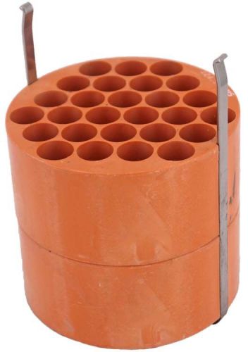 Lot 2 iec 5727 lab 27-place 124.5 gms centrifuge swing bucket tube adapter for sale