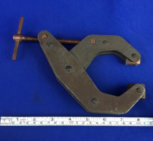 WELDING GROUND CLAMP W/ COPPER SPINDLE AND CLAMP JAWS