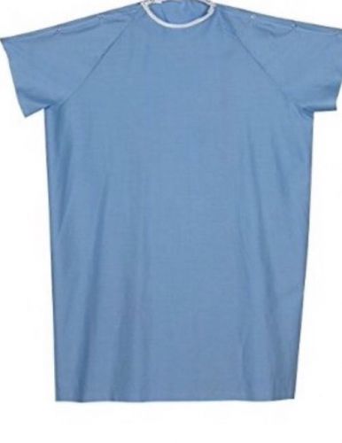 Duro-Med Convalescent Gown with Snap Closure, Blue