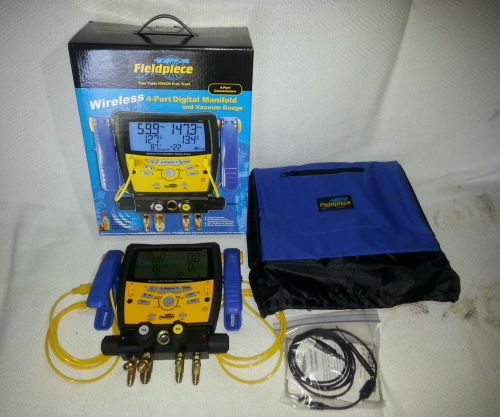 Fieldpiece SMAN4 Digital Guages 2014 Demo Like New Micron Factory Packaging Case
