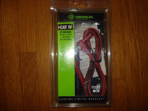 Greenlee  tlk-1 insulated test lead kit new  l@@k for sale