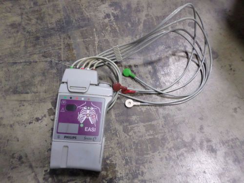 Philips M2601A Series C EASI Telemetry Transmitter Module with leads