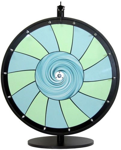24&#034; Swirling Promotional Dry Erase Trade Show Prize Wheel- 14 dry erase sections