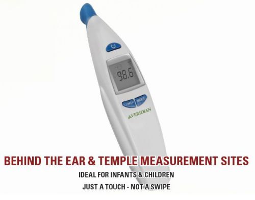 Veridian Model 09-333 Digital Behind the Ear and Temple Touch Sensor Thermometer