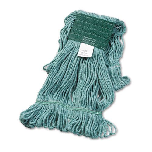 Super loop wet mop head, cotton/synthetic, medium size, green for sale