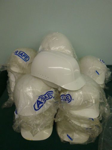LOT OF (20) A-SAFE WHITE BUMP CAP, WITH 4 POINT SUSPENSION HEADGEAR
