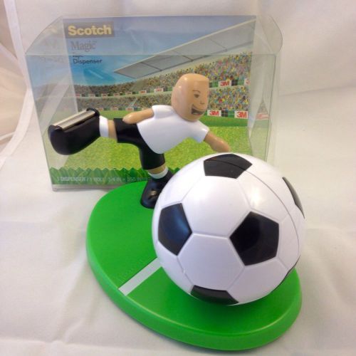 Scotch Soccer Ball Tape Dispenser Office Supplies~ Wrapping Scotch Tape~ Sports