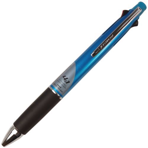 UNI JETSTREAM 4&amp;1 4 Color 0.7 mm Ballpoint Multi Pen + 0.5 mm Pencil Light Blue