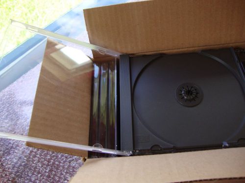 30 NEW Empty Replacement Standard CD Jewel Case  black tray (FREE SHIPPING)