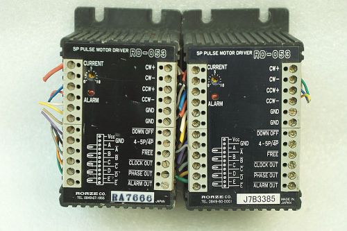 RORZE 5P PULSE MOTOR DRIVER RD-053 LOT OF 2