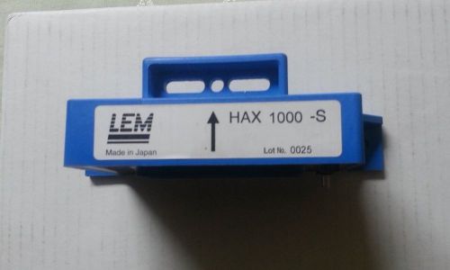LEM HAX 1000-S Current TRANSDUCER Warranty! Fast Shipping!  12 Available