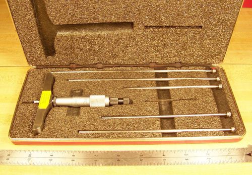 The L.S. Starrett Company Depth Micrometer w/Original Case (No. 445)