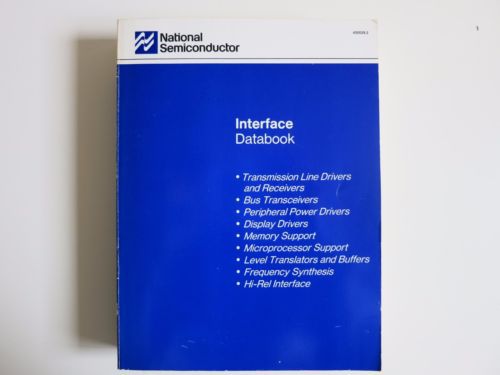 1988 INTERFACE DATABOOK, National Semiconductor Corporation