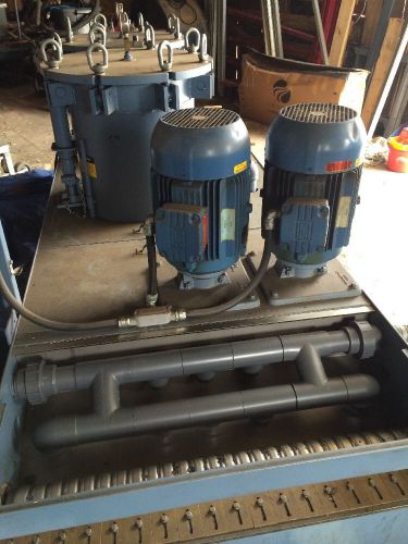 Ebbco Inc. Metal Cutting Filtration System Gusher Pumps