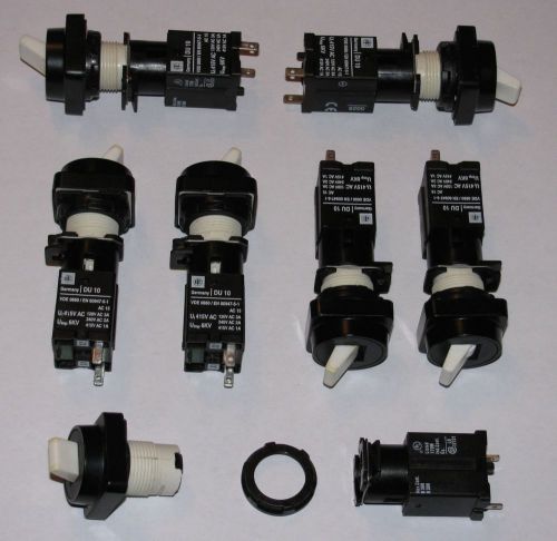 (7) Toggle Switches Non-Conductive Case 3-Amp @ 120vac SPST ETE Germany