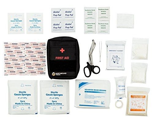 First Aid Kit for Car, Home, Camping, and Hiking. Fully Stocked with