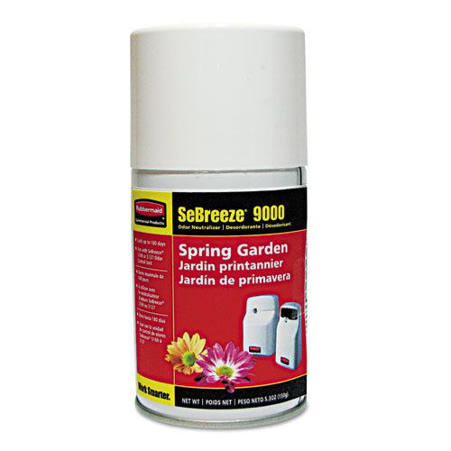 SeBreeze Fragrance Aerosol Canister, Spring Garden, 5.3oz, 4/Carton