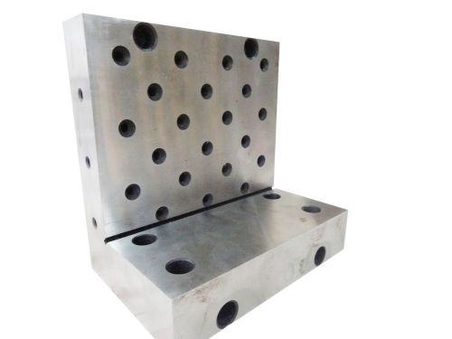 Angle Plate 6x6x4x1-1/4&#034; Precision Steel Ground 0.0002&#034; w. Tapped Holes
