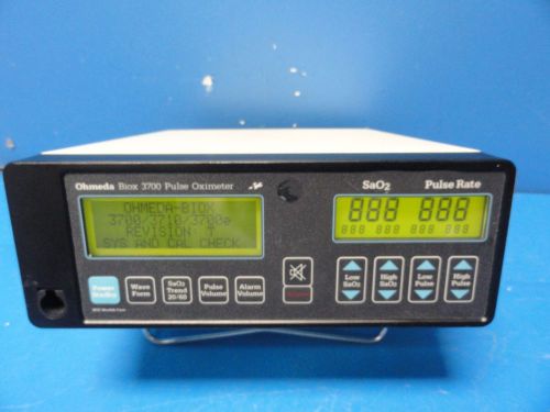 DATEX-OHMEDA Biox 3700  SaO2/SpO2 Monitor W/O Probe (9189)