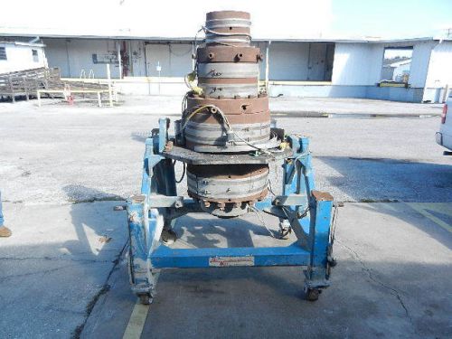 Extruder / plastic pipe die  and cart,  midwest 6&#034; pvc for sale