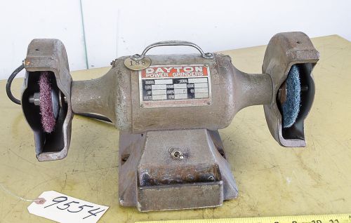 Bench grinder; dayton; heavy duty; 1/3 hp (ctam 9554) for sale