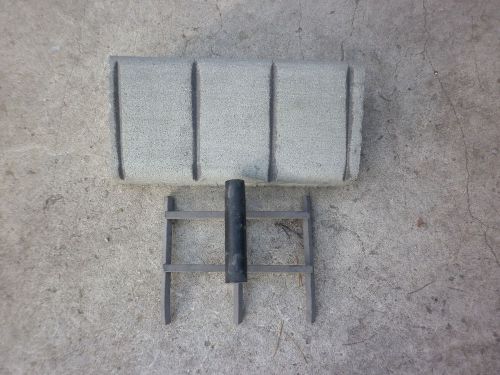 2 stamp soilder curbing stamp set landscape curb concrete curbing slant  edge