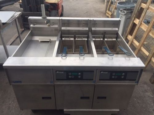 Pitco solstice electric floor fryer with digital controls se14r-js for sale