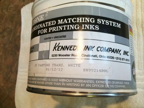 1-5 POUND CAN OF KENNEDY TRANSPARENT WHITE INK (NEW)
